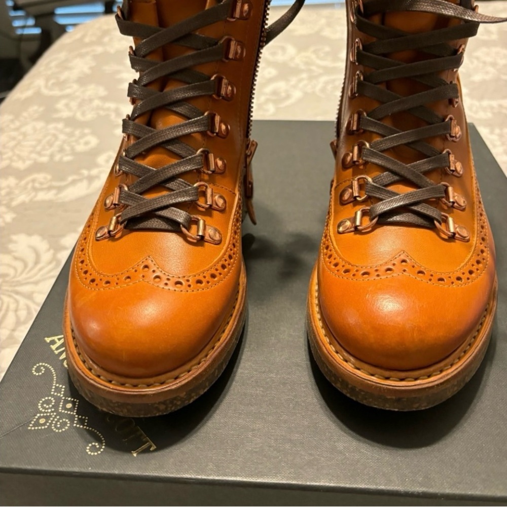 The Office of Angela Scott Bernard Brogue Combat Boots - Picture 5 of 11